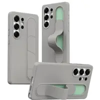 Mtp Products Samsung Galaxy S23 Ultra Smart hybrid-deksel med stående grep - titangrå