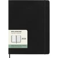 Moleskine Classic Soft 12M Week Note XL Svart 2026