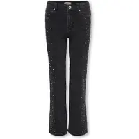 ONLY Jeans - KogJuicy - Vasket Black/Rhinestones - - 12 år (152) - Jeans