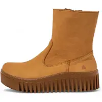 Art for woman. 1153114ZM003_024 Leather Ankle Boots 1531 Brighton brown (37), 3 to 5 cm, Zip, Casual