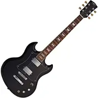 Gear4Music Brooklyn Select Electric Guitar by Black
