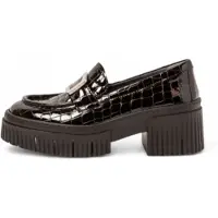 Art for woman. 113721201003_001 Leather Shoes 1372 York black (38), 3 to 5 cm, None, Casual, Classic