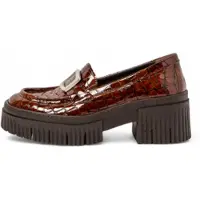 Art for woman. 1137212OL003_023 Leather Shoes 1372 York brown (42), 3 to 5 cm, None, Casual, Classic