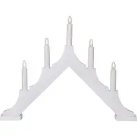 Star Trading Ljusstake Alma Hvit 44cm