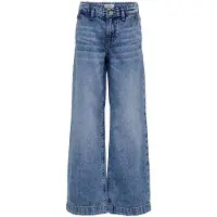 ONLY Jeans - Noos - KogComet Wide Leg - Medium+ Blue Denim - - 8 år (128) - Jeans