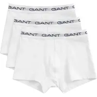 Gant Boxershorts Trunk 3-Pakke Hvit Størrelse