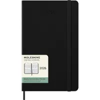 Moleskine Kalender 2026 Classic Hard 12M Weekly Vertical Large Svart Moleskine