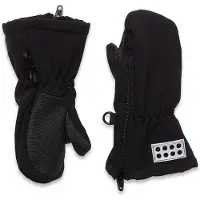 Lego Wear Votter - Softshell - LWAripo - Svart m. Glidelås - - 86/92 - Votter