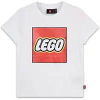 Lego Wear T-skjorte - LWTano 631 - Hvit m. Logo - - 6 år (116) - T-skjorte