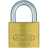 ABUS messing hængelås 60/40