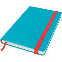 Leitz Cosy Soft Touch Notatbok Hardcover medium, ruter Sjøblå