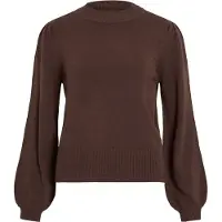 Vila Høyhalset Strikket Pullover