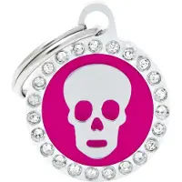 My Family Glam Sirkel Hodeskalle Kjæledyrmerke