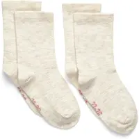 Minymo Sokker - 2-pack - Antall - Sølv Birch Melange - - 35/38 - Sokker