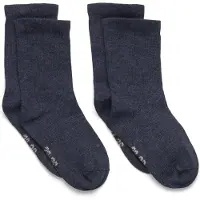 Minymo Sokker - 2-pack - Blue Nights Melert - - 27/30 - Sokker