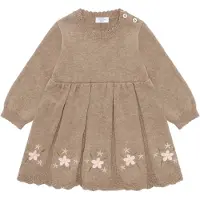 Hust and Claire Klara flower Kjole Biscuit (68 / 6 mnd)