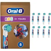 Oral-B Kids Spiderman Tannbørstehoveder - 8-pak