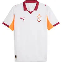 Puma Galatasaray SK 25/26 Away Jersey Youth, Clothing, White/Intense Orange, 9-10Y