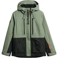 Superdry for man. MS110191A Ultimate Freestyle Ski Jacket green (L), Casual, Outdoor, Recycled Polister