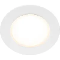 Llitt Doris 230V dimbar downlight-spotlight 3000K 400lm IP65 Hvit