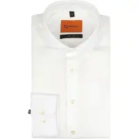 Suitable Skjorte Strykefri Eggeskall Off-white Størrelse