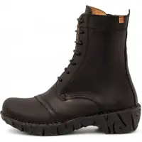 El naturalista for woman. 2NG572019605_001 Leather ankle boots Ng57 black (36), 1 to 3 cm, Laces, Casual