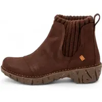 El naturalista for woman. 2NE234120005_012 Pleasant brown leather ankle boots (37), 1 to 3 cm, None, Casual