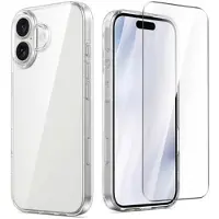 Saii iPhone 17 2-i-1 TPU-deksel & Beskyttelsesglass