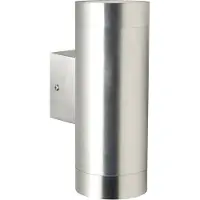 Nordlux Utendørs vegglampe Tin Maxi Double, aluminium