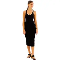Armani Exchange for woman. XW000820AF13729UC001 Black midi dress (S), Casual, Viscose, Sleeveless / Straps