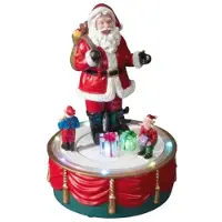 Konstsmide Mekanisk Julenisse LED 3xAA