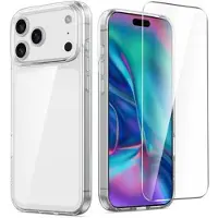 Saii iPhone 17 Pro Max 2-i-1 TPU-deksel & Beskyttelsesglass