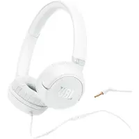 JBL Tune 530 Wired On-ear Headphones White