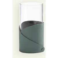Fyrklövern Lind DNA Fold vase 7,5 x 15 cm, Pastel Green