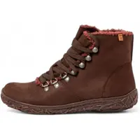 El naturalista for woman. 254561112005_012 Brown leather ankle boots N5456 (36), Flat, Laces, Casual