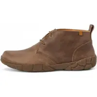 El naturalista for man. 256181LY0005_020 Leather ankle boots N5618 Arizona beige (42), Brown, Flat, Laces, Casual