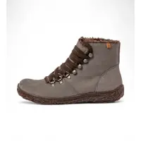 El naturalista for woman. 254561110005_039 Leather ankle boots N5456 grey (36), Flat, Laces, Casual
