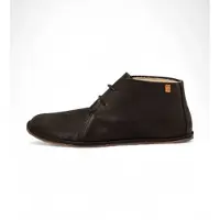 El naturalista unisex. 25672C101005_001 Pleasant leather ankle boots black (41), Flat, Laces, Casual