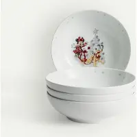 Fyrklövern Disney Vinter skål 18 cm 4-pk