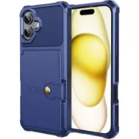 Mtp Products iPhone 17 TPU-deksel med kortholder - Blå