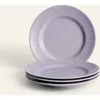 Fyrklövern Nordic Dawn asjett 21 cm 4-pk, Lyng