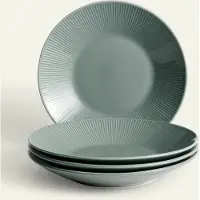Fyrklövern Nordic Dawn dyp tallerken 25 cm 4-pk, Dugg