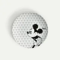 Fyrklövern Mickey Mouse Silhouette asjett 22 cm