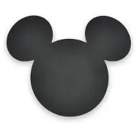 Fyrklövern Disney Mickey Mouse glassbrikker antrasitt, 4-pk