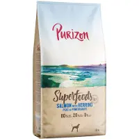 Purizon Superfoods laks med sild, erter og granateple - Sparepakke: 2 x 12 kg