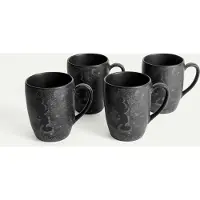 Fyrklövern Mickey Mouse Midnight krus 30 cl 4-pk,