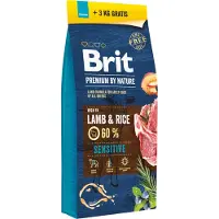 Brit lam og ris - 15 + 3 kg gratis!