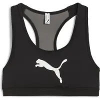 Puma 4KEEPS Bra Women, Clothing, Black/Big White, 3XL