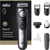 Braun Skjeggtrimmer Styler BT 9520 - Satin Chrome