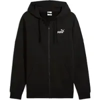 Puma Essentials No. 1 Logo Full-Zip Hoodie Men, Clothing, Black, 3XL